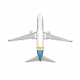 Модель літака Boeing 737-800 МАУ (1: 100)