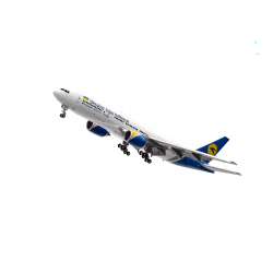 Модель самолета Boeing 777-200ER МАУ (Посадочная конфигурация) 1:400 Модель самолета Boeing 777-200ER МАУ (Посадочная конфигурация) 1:400