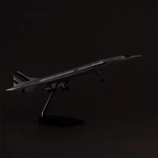 Модель літака Concorde Air France (1:125) з звуковою LED-підсвіткою Модель літака Concorde Air France (1:125) з звуковою LED-підсвіткою