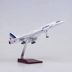Concorde Air France airplane model (1:125) with sound LED lighting Concorde Air France airplane model (1:125) with sound LED lighting