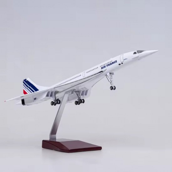 Модель літака Concorde Air France (1:125) з звуковою LED-підсвіткою Модель літака Concorde Air France (1:125) з звуковою LED-підсвіткою