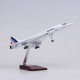 Модель літака Concorde Air France (1:125) з звуковою LED-підсвіткою Модель літака Concorde Air France (1:125) з звуковою LED-підсвіткою