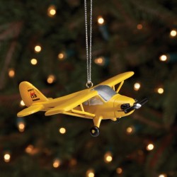 Ёлочная игрушка самолёт Cub Christmas  Ёлочная игрушка самолёт Cub Christmas