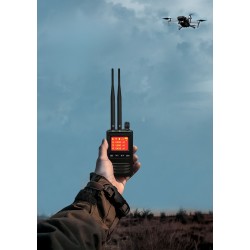 Портативный детектор обнаружения FPV дронов и БПЛА с покрытием до 2000 метров JH-N2. Портативный детектор обнаружения FPV дронов и БПЛА с покрытием до 2000 метров JH-N2.