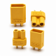 XT30 2-pin power connector set Male/Female for FPV drones, LiPo batteries and RC models