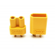 XT30 2-pin power connector set Male/Female for FPV drones, LiPo batteries and RC models