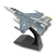 Metal model of the F16C fighter plane in a scale of 1:100