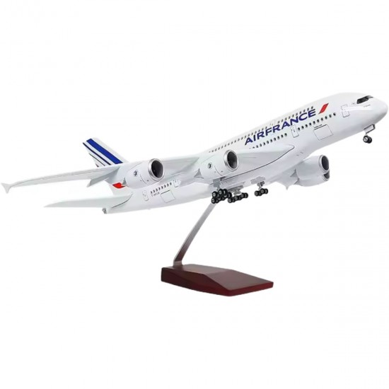 Airbus A380 Air France aircraft model (1:160) with sound LED lighting