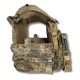 FOPC QRC Multicam plate holder with triple summation for AK magazines