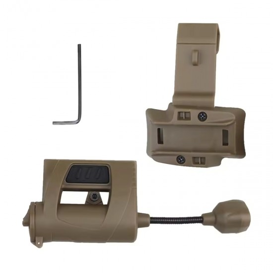Тактичний ліхтарик для шолома GEN 3 LED Tactical Lamp (4 режими світла)