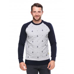 Мужской свитшот с самолетами Аgentsclothes Мужской свитшот с самолетами Аgentsclothes
