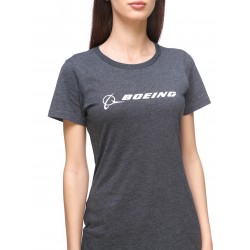 Футболка авиационная Boeing Signature Charcoal женская Boeing