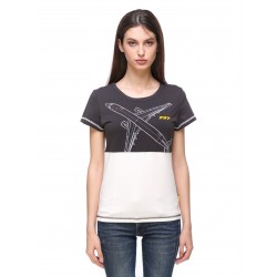 Футболка авиационная Agent’s Clothes Boeing 737 женская Футболка авиационная Agent’s Clothes Boeing 737 женская