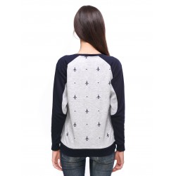 Свитшот авиационный Agent’s Clothes с самолетами женский Свитшот авиационный Agent’s Clothes с самолетами женский