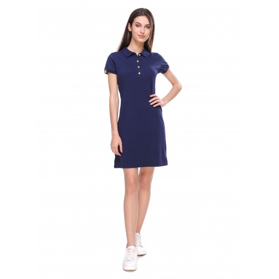 Женское синее платье "POLO DRESS" Аgentsclothes