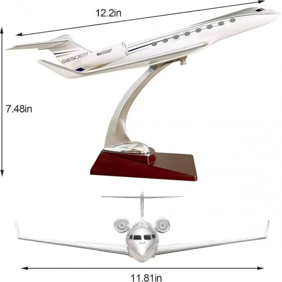 Модель літака Gulfstream G650ER у подарунковому кейсі Модель літака Gulfstream G650ER у подарунковому кейсі