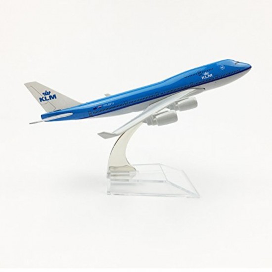Металева модель літака Boeing 747 KLM, масштаб: 1:400 Металева модель літака Boeing 747 KLM, масштаб: 1:400