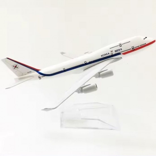 Металева модель літака Boeing 747 Korea, масштаб: 1:400