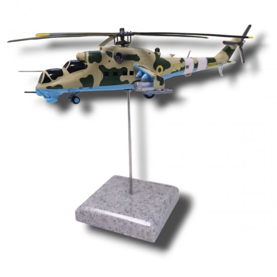 Mi-24 helicopter model of the Armed Forces of Ukraine scale 1:100