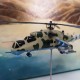 Mi-24 helicopter model of the Armed Forces of Ukraine scale 1:100