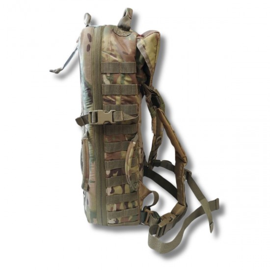 Backpack of a combat medic with a soft back