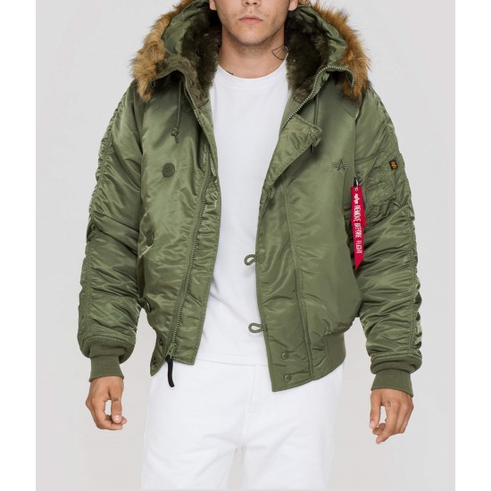 N-2B Cold Weather Jacket. Green