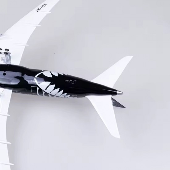 Boeing 787 Air New Zealand aircraft model (1:130) with sound LED lighting