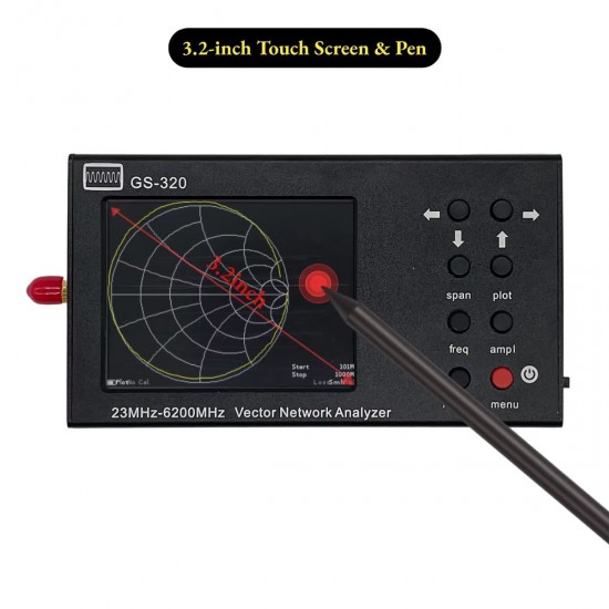 Vector network spectrum analyzer Nanovna GS320 6GHz