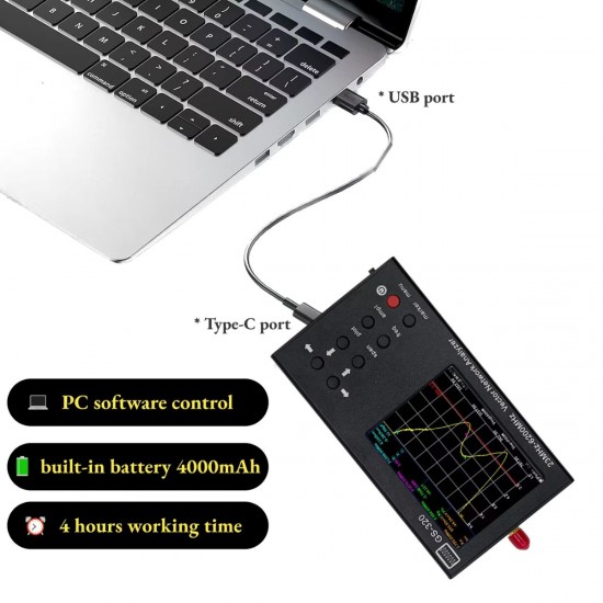 Vector network spectrum analyzer Nanovna GS320 6GHz