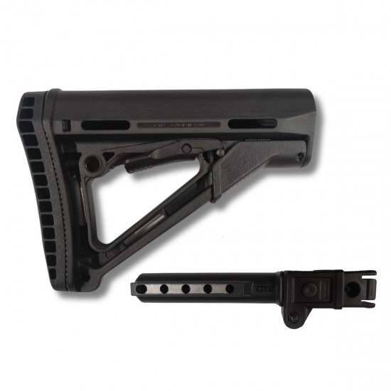 MAGPUL telescopic folding butt, DLG metal tube with folding adapter for AK74 AKM