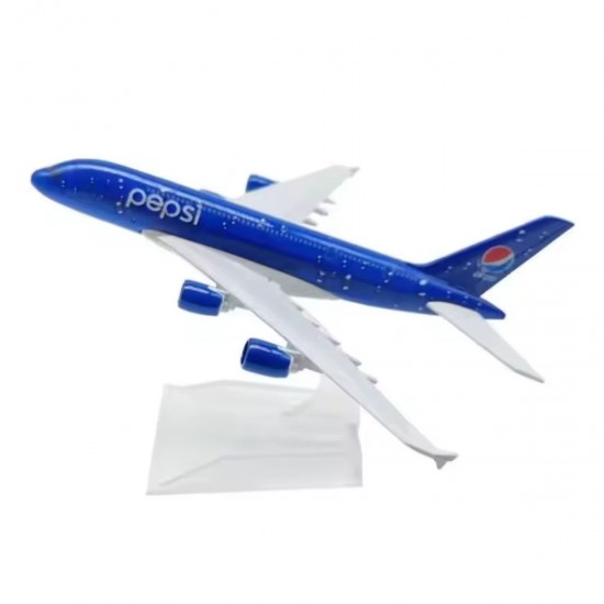 Металева модель літака Airbus A380 Pepsi, масштаб: 1:500 Металева модель літака Airbus A380 Pepsi, масштаб: 1:500
