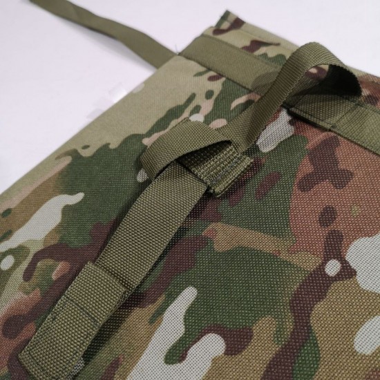 Tactful seat mat with a durable 20mm MOLLE system