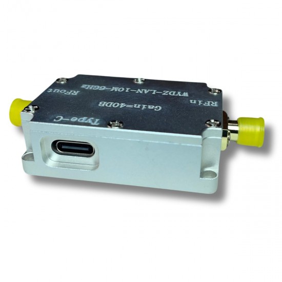 Підсилювач з низьким рівнем шуму 10-6 ГГц, коефіцієнт посилення 40 дБ
