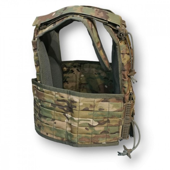 Plate carrier FAST DROP with pockets for plates 30x35 cm, multicam