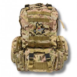 Tactical backpack with three pouches 50 liters, multicam Tactical backpack with three pouches 50 liters, multicam