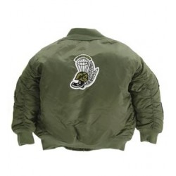 MA-1 GREEN FLIGHT JACKET 7 PATCH 6 for children MA-1 GREEN FLIGHT JACKET 7 PATCH 6 for children