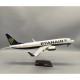 Boeing 737-800 Ryanair aircraft model (1:160) with sound LED lighting