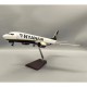 Boeing 737-800 Ryanair aircraft model (1:160) with sound LED lighting