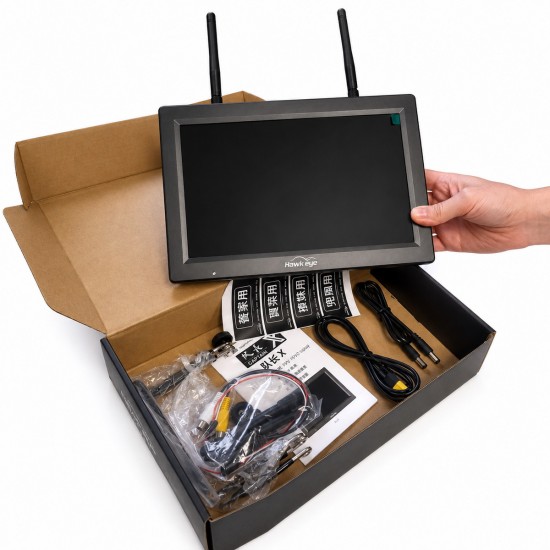 Монитор FPV Hawkeye Captain X Dual 5.8GHz DVR 96 каналов 10.2 Монитор FPV Hawkeye Captain X Dual 5.8GHz DVR 96 каналов 10.2