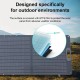 Foldable, flexible monosolar panel 100 W