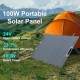 Foldable, flexible monosolar panel 100 W
