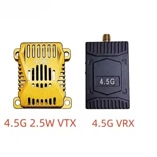 Відеопередавач та відеоприймач VTX 4.5G VRX 4.5G 2.5W 8 каналів 30км FPV