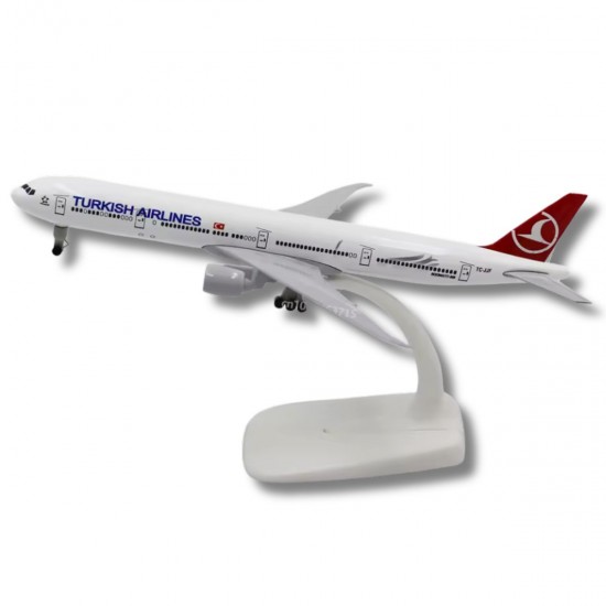 Металлическая модель самолета Boeing 777-300 Turkish airlines, масштаб: 1:400 Металлическая модель самолета Boeing 777-300 Turkish airlines, масштаб: 1:400