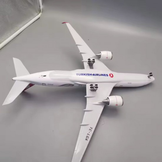 Модель літака Airbus A350 Turkish Airlines (1:160) з звуковою LED-підсвіткою Модель літака Airbus A350 Turkish Airlines (1:160) з звуковою LED-підсвіткою