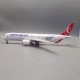Модель літака Airbus A350 Turkish Airlines (1:160) з звуковою LED-підсвіткою Модель літака Airbus A350 Turkish Airlines (1:160) з звуковою LED-підсвіткою