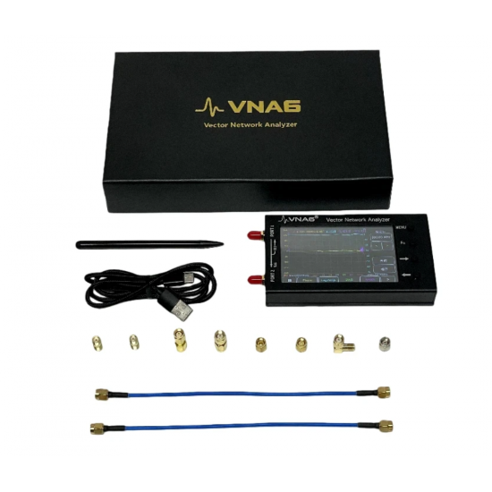 Портативный векторный анализатор цепей VNA6 1–6300 МГц (S11/S21)