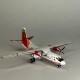 Металлическая модель самолета Ан-26 «04» ВВС Украины, масштаб 1:400