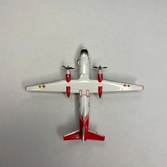 Металлическая модель самолета Ан-26 «04» ВВС Украины, масштаб 1:400