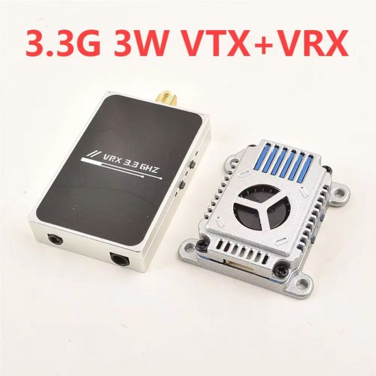 VTX 3.3G 3W + VRX FPV 16-channel video transmitter