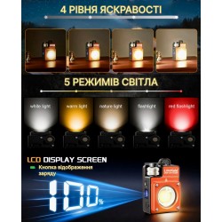 Мультифункциональный кемпинговый фонарь — LiitoKala orange XY-009 с регулировкой цветовой температуры